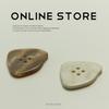 MOSN Irregular Resin Four-Hole Buttons for Coat and Clothes Decor.