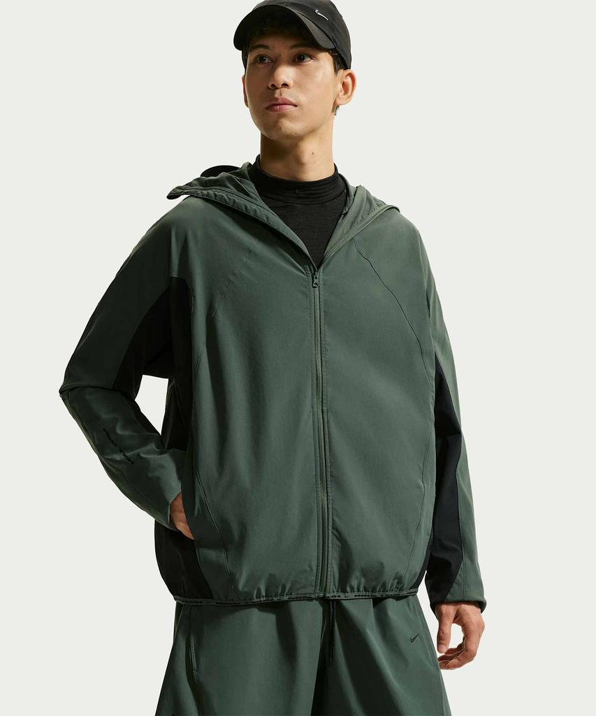 Nike Tech Helios Dri-Fit Long Sleeve Shell M - Camo Green:Black / If0904-303