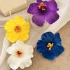 Pack Of 3 Flower Hair Clip For Women Slip Resistant Plumeria Plan Party Wedding Hair Styling
