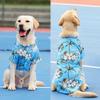 Small and Medium-sized Dog Beach Pineapple Shirt Hawaiian Pet Dog Cat Golden Retriever Spring and Summer Season Clothing