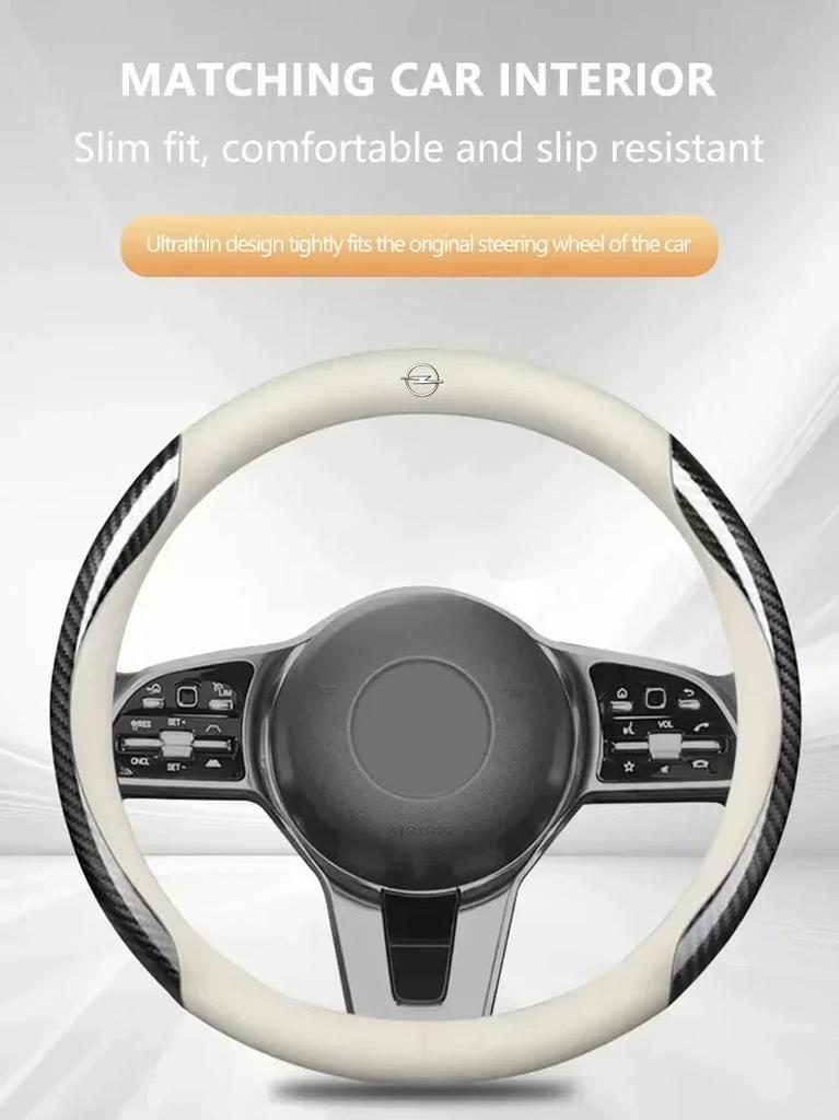 Anti-slip Accessories for the Interior of Car Steering Wheel Covers For Opel Insignia Astra Antara Meriva Zafira H G Corsa