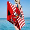 Buccaneers Team Spirit Microfiber Beach Towel, Lightweight And Quick-Dry, for Summer Travel, Beach Essential, Swimming Pool