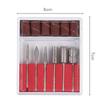 Nail Drill Set 6Pcs of Milling Cutter UV Gel Polishing Removing Accessories As Dead Skin Tools Foot Treatment Nails Art Supplies