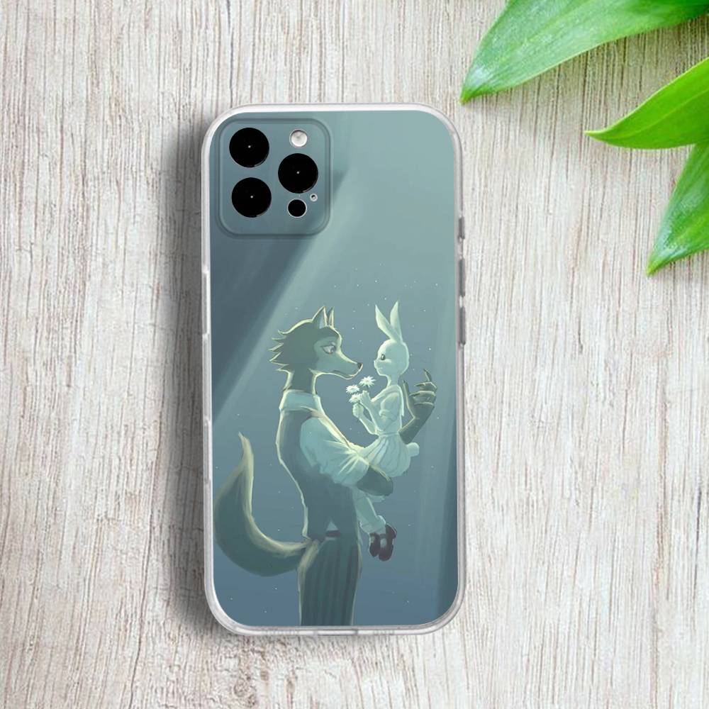 C-Cute B-Beastars Anime Phone Case For iPhone 17,16,15,14,13,12,11 Pro,Max,Plus,X,XS,XR,SE4,E Mini Transparent Soft Cover