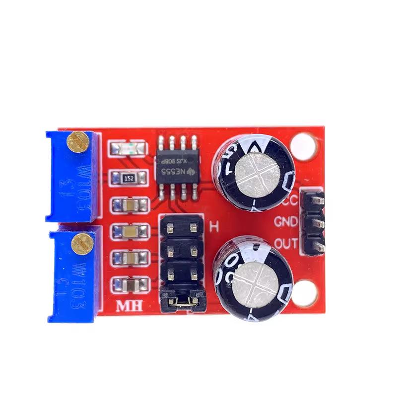 NE555 Adjustable Pulse Generator for Stepper Motors
