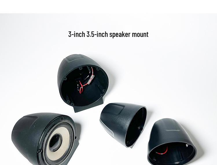 3-inch Car Console Mid-range Speaker with External Plastic Shell for Audio Modification
