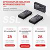 Solid State Relay SSL6D6132 Ultra Compact Low Profile 6A 2A Normally Open for Automation Equipment
