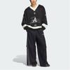 Adidas Originals FW25 Team Sweatshirt Logo Letter Loose V-Neck Long Sleeve Knit Top Men Tops KF4467