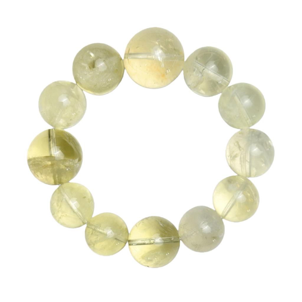 [SHUiTama] Citrine (Yellow Quartz) Power Stone Bracelet, Natural Stone, November Birthstone, Gift Box Included, Handmade, Original Design,