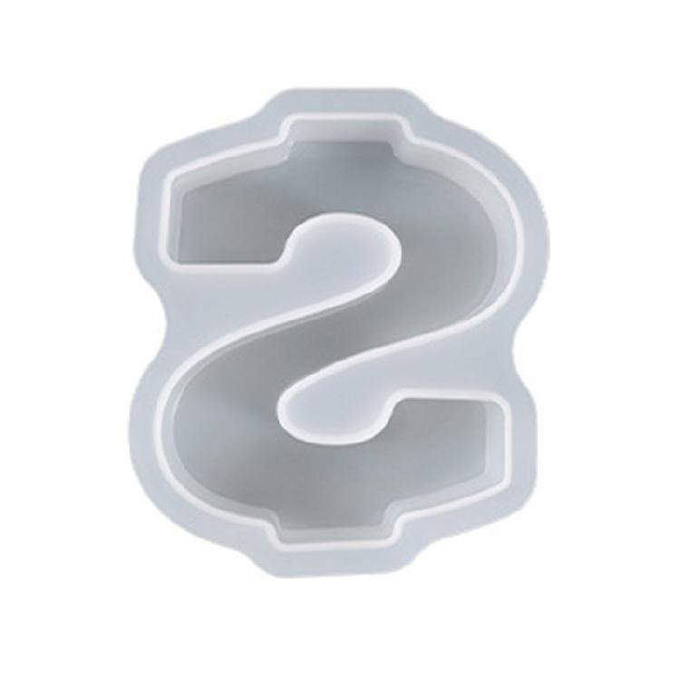 

Separate Silicone Mold Number Resin Mold Heart Dollars Silicone Mold 0-8 Number 1
