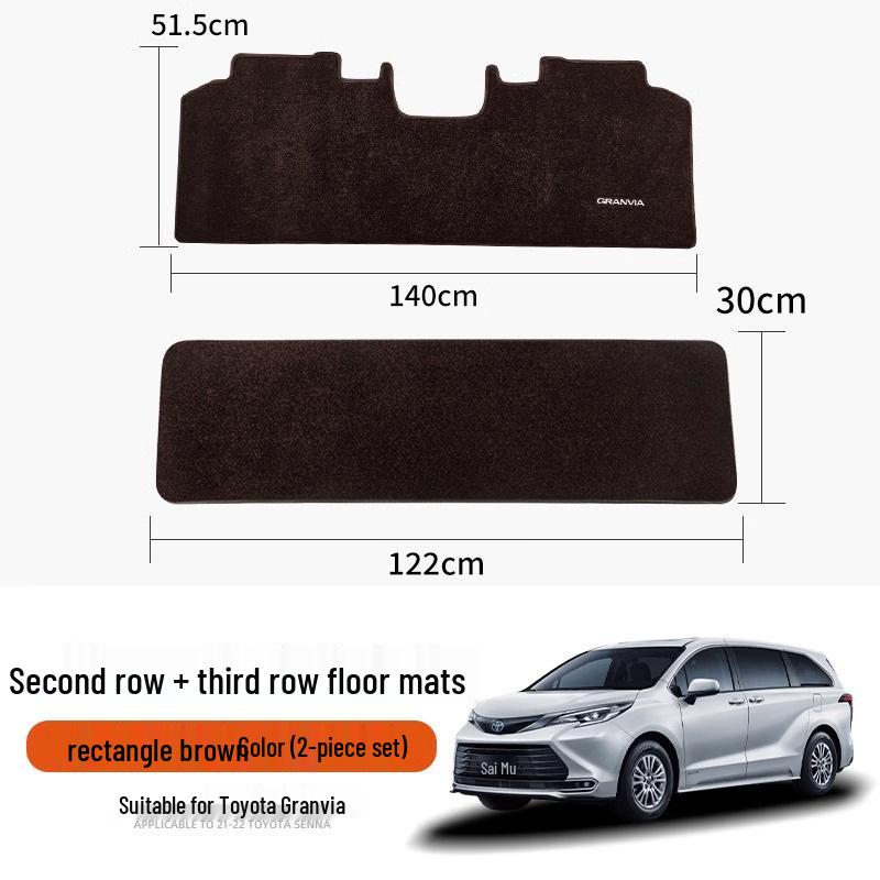 Toyota Sienna Middle Row Starry Sky Carpet Floor Mats for Gravia Decoration