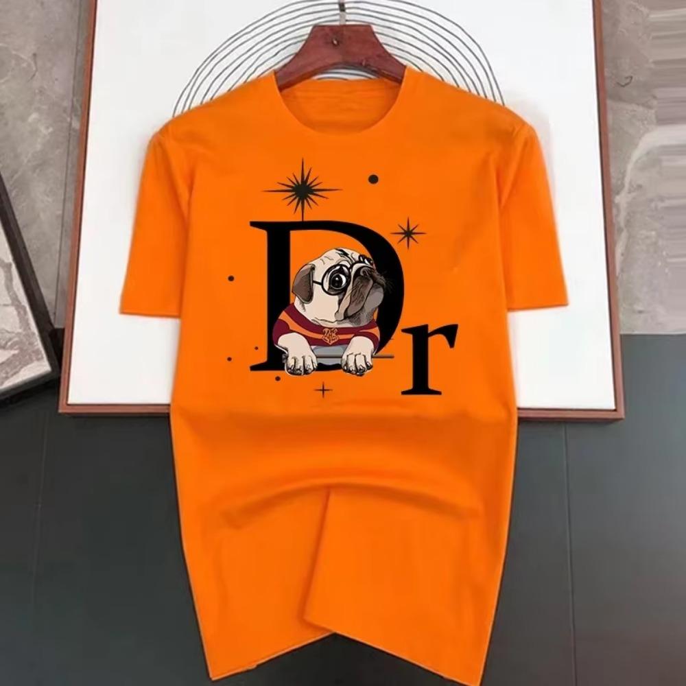 Pekingese Print Men's Fashion Women's Brand Classic Sports Summer Casual Oversized Loose Short Sleeved T-shirt