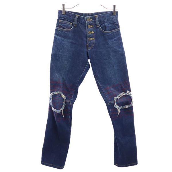 

NEMETH 3D крой Джинсы из денима S Застежка на пуговицах Мужские Б/У