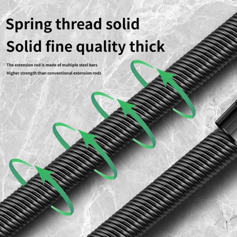 1/2"Drive 360Degree Flexible Extension Bar For Electric Impact Wrench Spring Buffers Technology 12.5mm Socket Interfaces