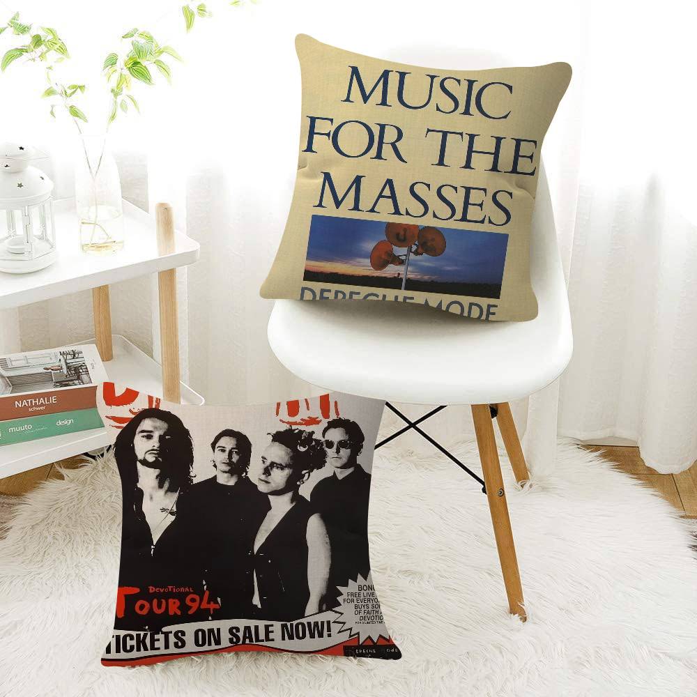 Depeche Mode Singer Pillow Cover For Bedroom Room And Living Room Sofa Decorative Cushion Cover