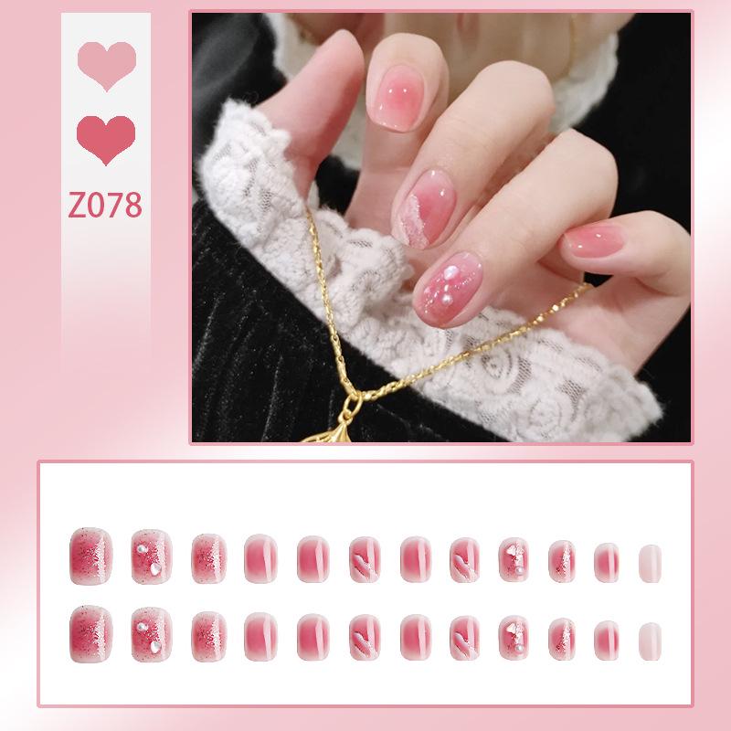 Handmade Press-On Nails – Crushed Diamond Butterfly Glitter Tips Collection