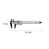 0 to 150mm Plastic Vernier Caliper Digital Display Caliper Student Vernier Ruler Gauge Micrometer Measuring Tool Digital Ruler