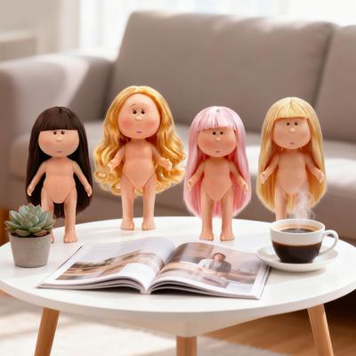 Păpușă Cartof 24CM Articulații Mobile Păpușă BJD Vinil Cauciuc Moale Păpușă Bebeluș pentru Stilare DIY și Joc Creativ Jucărie Companie pentru Copii Cadouri