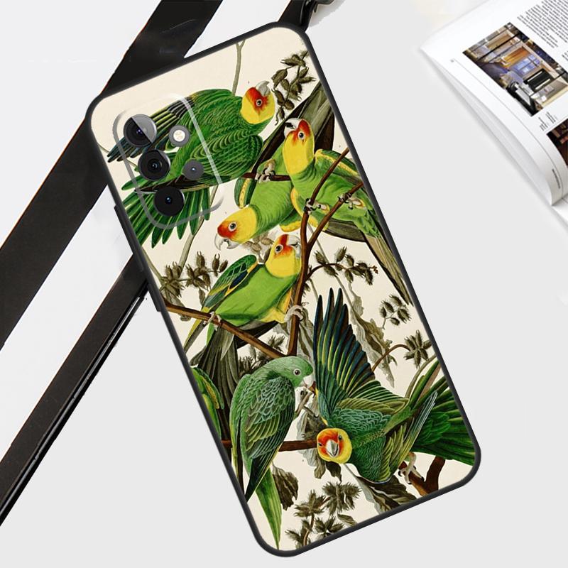 Animal Parrot Birds Case For Samsung Galaxy A55 A35 A15 A56 A36 A26 A16 A06 A54 A34 A14 A12 A22 A32 A52 A13 A53