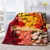 Rose Customize Your Name Blanket Cozy Customizable Blanket Warmthful Decor Throw For Livingroom Picnics Nap Home Decor for All Occasions