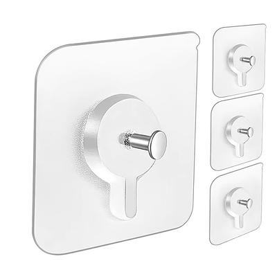 10 Pack Strong Adhesive Hooks No Drilling Waterproof Hooks for Picture Frames Posters Kitchen Bathroom Accessories Screw Hook