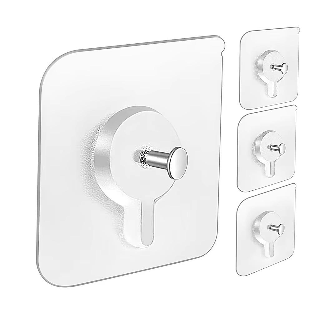 10 Pack Strong Adhesive Hooks No Drilling Waterproof Hooks for Picture Frames Posters Kitchen Bathroom Accessories Screw Hook