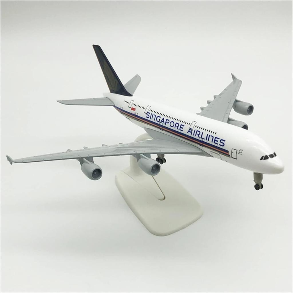 A350 20cm Singapore Plane Metal Alloy Air Airlines 1/400 Scale Airplane Diecast Model Miniature Aircraft Items Collected Gifts