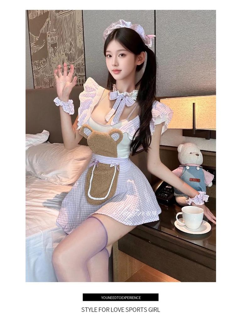 Naughty Maid Lingerie Set: Temptation Role Play Uniform