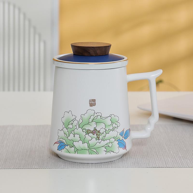 Premium Ceramic Mug with Custom Logo - Gift for Annual Company Event or Cultural Souvenir