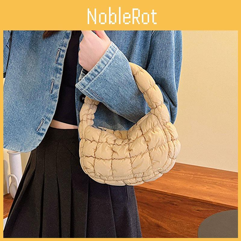 Fashionable Unisex Korean Cloud Handheld Bag In Various Colors With Chic Quilted Texture