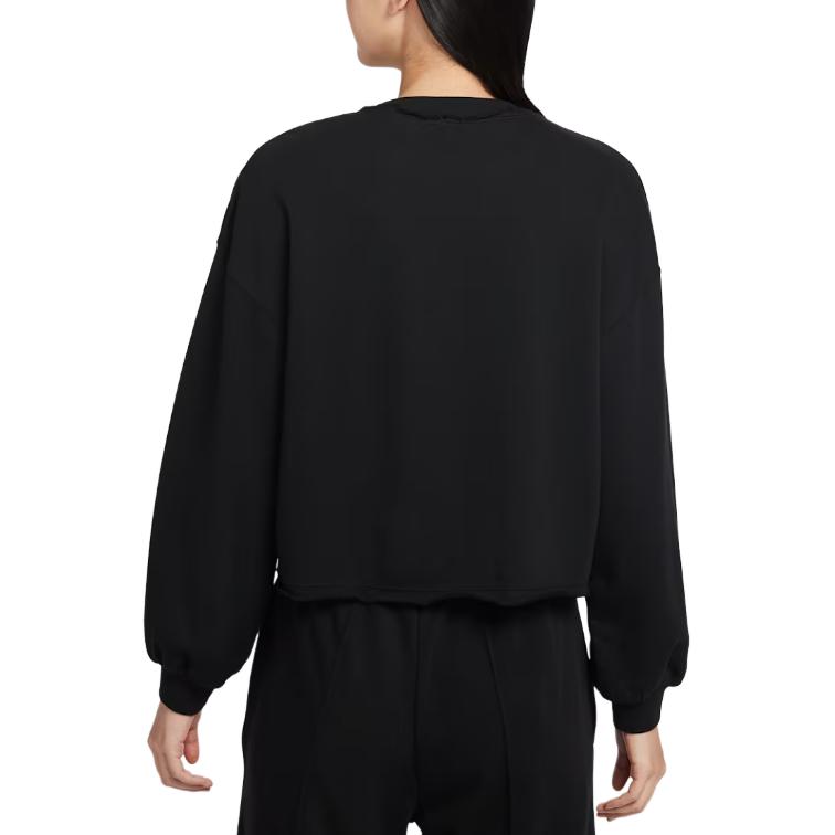 Nike Sportbekleidung Logo Lockere Passform Rundhalsausschnitt Langarm Sweatshirt Damen sweatshirt IF0229-010