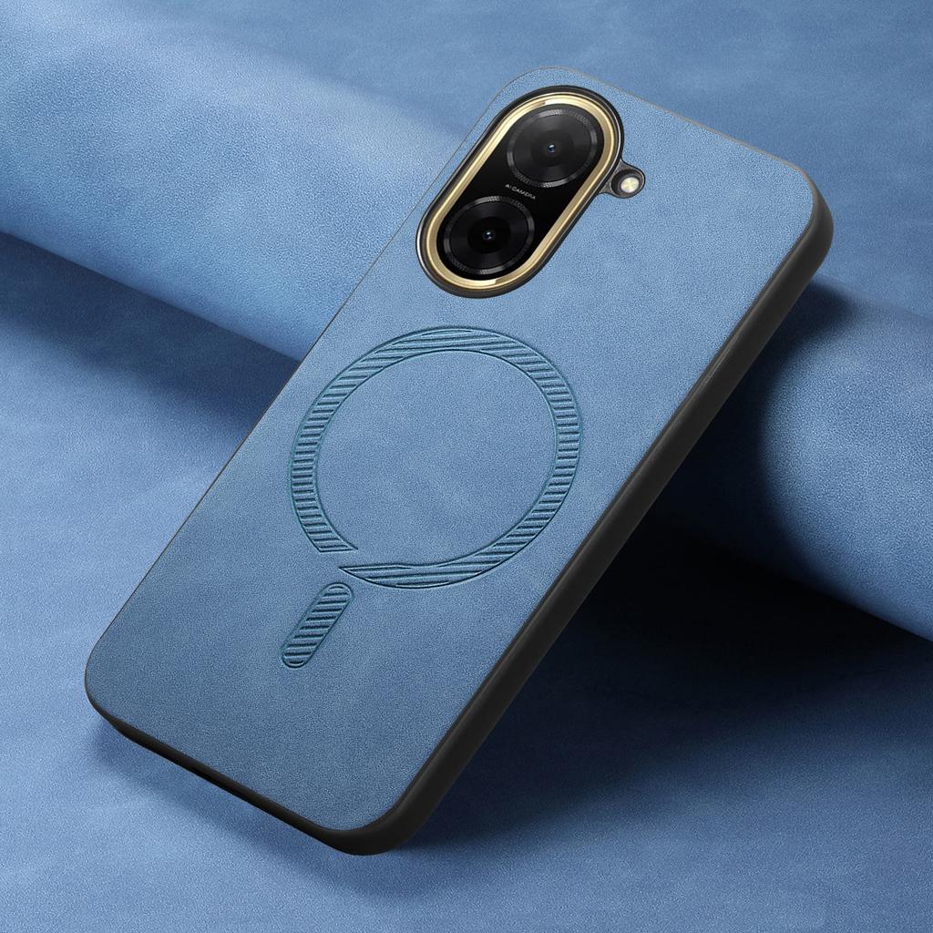 Pentru Xiaomi Poco C71 4G/Xiaomi Redmi A5 4G (171.7*77.8*8.3mm) Husă spate din piele compatibilă cu husa de telefon MagSafe Skin-Touch