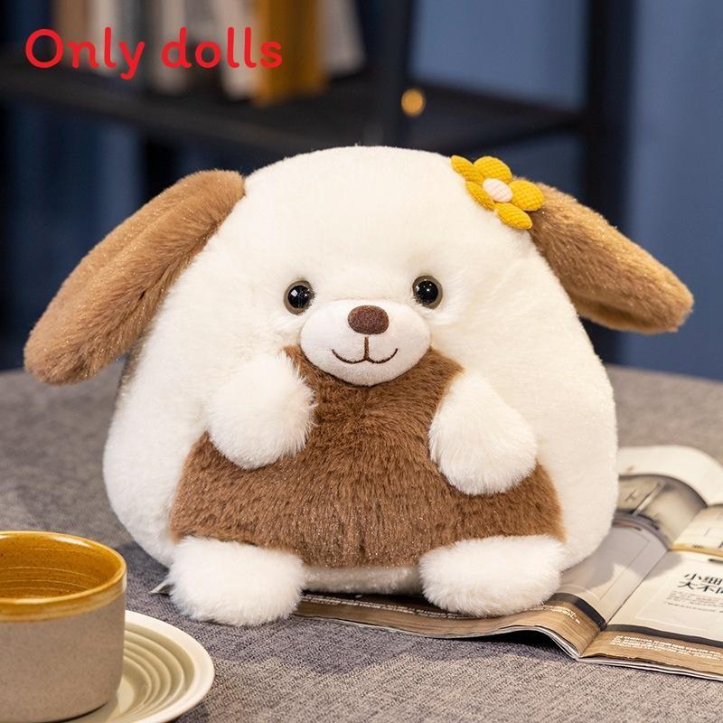 

Kitten Fox Cute Puppy And Lamb Animal Plush Doll With Flower Decoration For Gift Dog