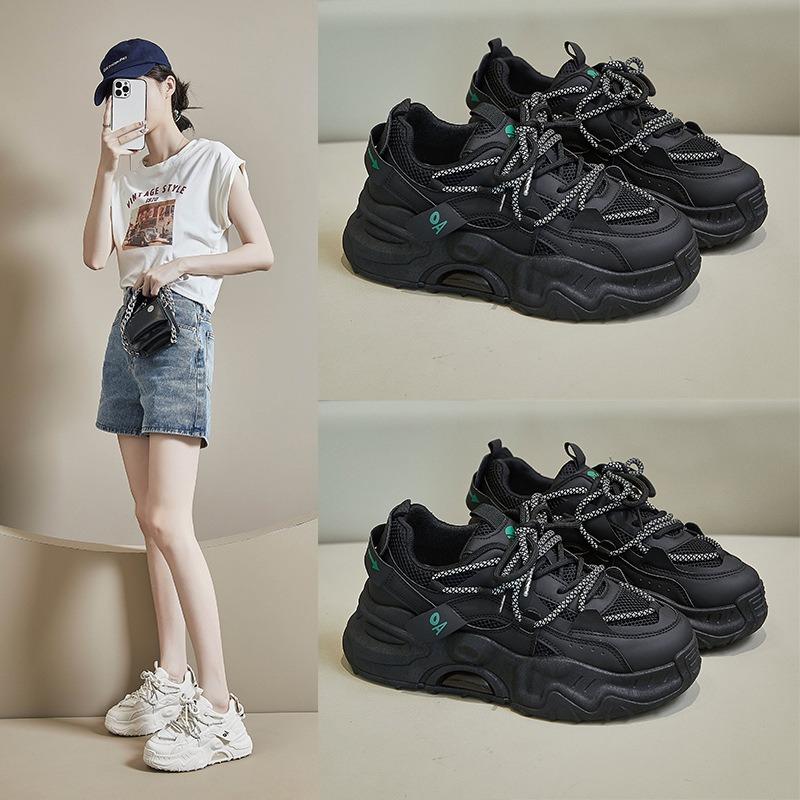 Nye Pappa Sko Student Sportssko Løping Fritid Tykksålede Høydeøkende