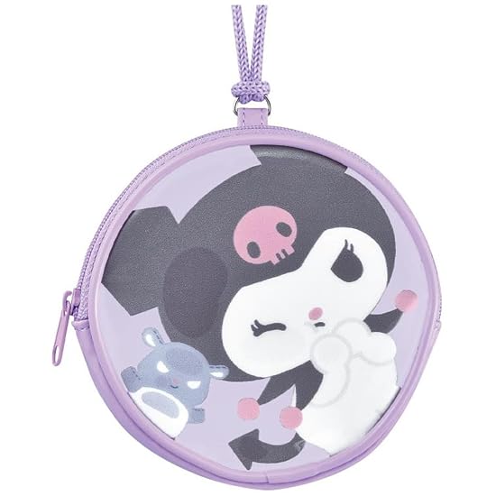Crux Sanrio Kuromi Round Coin Pouch / Mugyutto 123247 B0DDS5D5CL