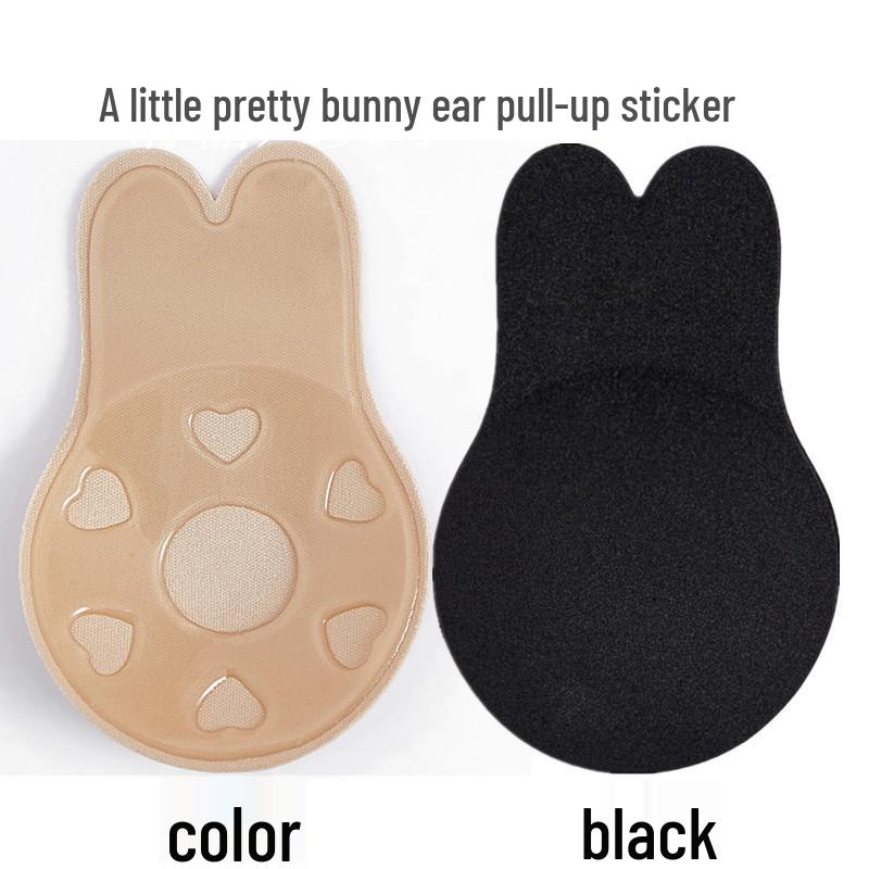 Bunny Ear Push-Up Silicone Nipple Covers & Strapless Bra