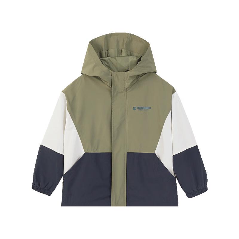 EBAER Kids' Waterproof Color Block Outdoor Jacket