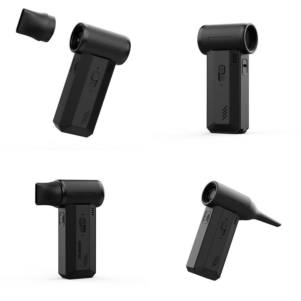 Mini Handheld Turbo Fan - High-Speed Rechargeable Fan, Portable Air Blower, Car Vacuum, and Inflator for Outdoor Adventures