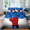 Boxing Gloves Duvet Cover Collection King Queen Full Size Polyester Comforter Cover For Kids Boys Girls Bedding Collection With Pillowcase