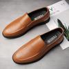 Business Men's Formal Leather Shoes Non Slip Casual Footwear Fashion Minimalist Loafers Comfortable Male Slip On Flats Moccasins