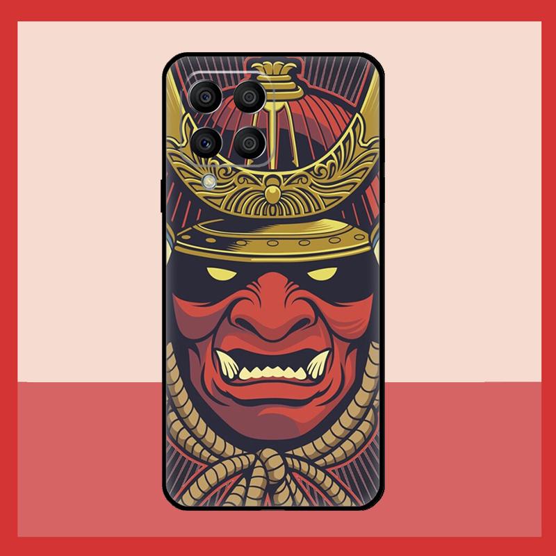 Samurai Mask Demon Case For Samsung Galaxy M56 M12 M06 M32 M52 M35 M55 M15 M11 M13 M14 M16 M36 M31 M53 M34 M54
