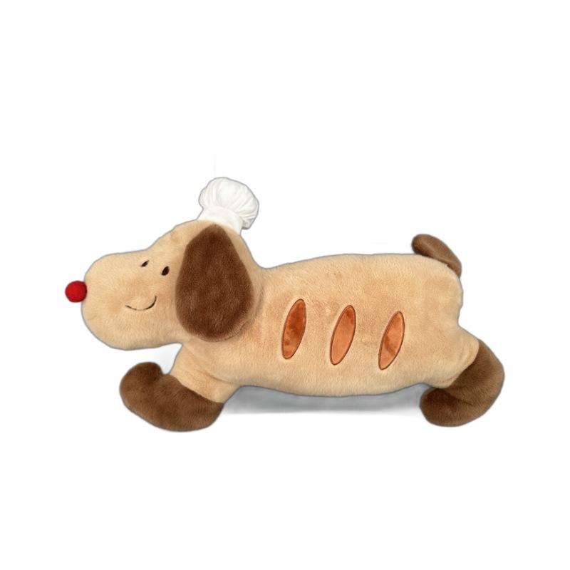 Cute Baguette Puppy Plush Toy Doll Bread Dog Doll Children Sleeping Pillow Girl Gift