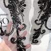 1 Paar Perlen Pailletten Spitze Stickerei Stoff Aufkleber Hochzeitskleid Kleidung Nähen Applikation Blume Kleid Zubehör DIY