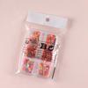 6 Grids Mixed Fluorescent Nail Sequins, Colourful Flower Star Shape Sparkling Flake Decoration Accessories, for Summer Nail Parts