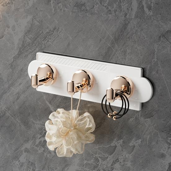 Self-Adhesive Wall Bathroom Hook Strong Load-bearing Hanger Organizer Hook