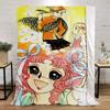 Candy Candy Fluffy Soft Blankets for Decorative Sofa Blanket Beach Towel Knitted Plaid Bed Throw Home Interior Luxury Bedding