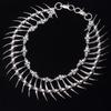 European & American Punk Fishbone Spikes Cross Waist Chain Pants Accessory