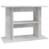 VidaXL Aquarium Stand Concrete Grey 80x35x60 Cm Engineered Wood 833579