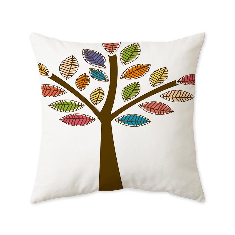 Colorful Abstract Floral Cushion Cover for Sofa or Home Décor