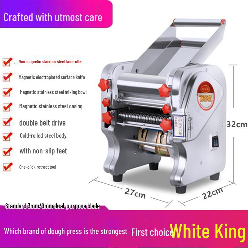 Elektrische Teigpresse aus Edelstahl: Automatischer Nudelbereiter & Multifunktionale Teigtaschenhautmaschine